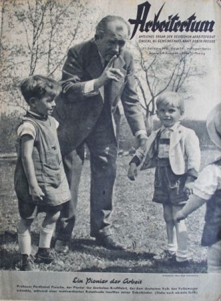 Volkswagen "Arbeitertum" 1942 Magazine with  Porsche Story (7215)